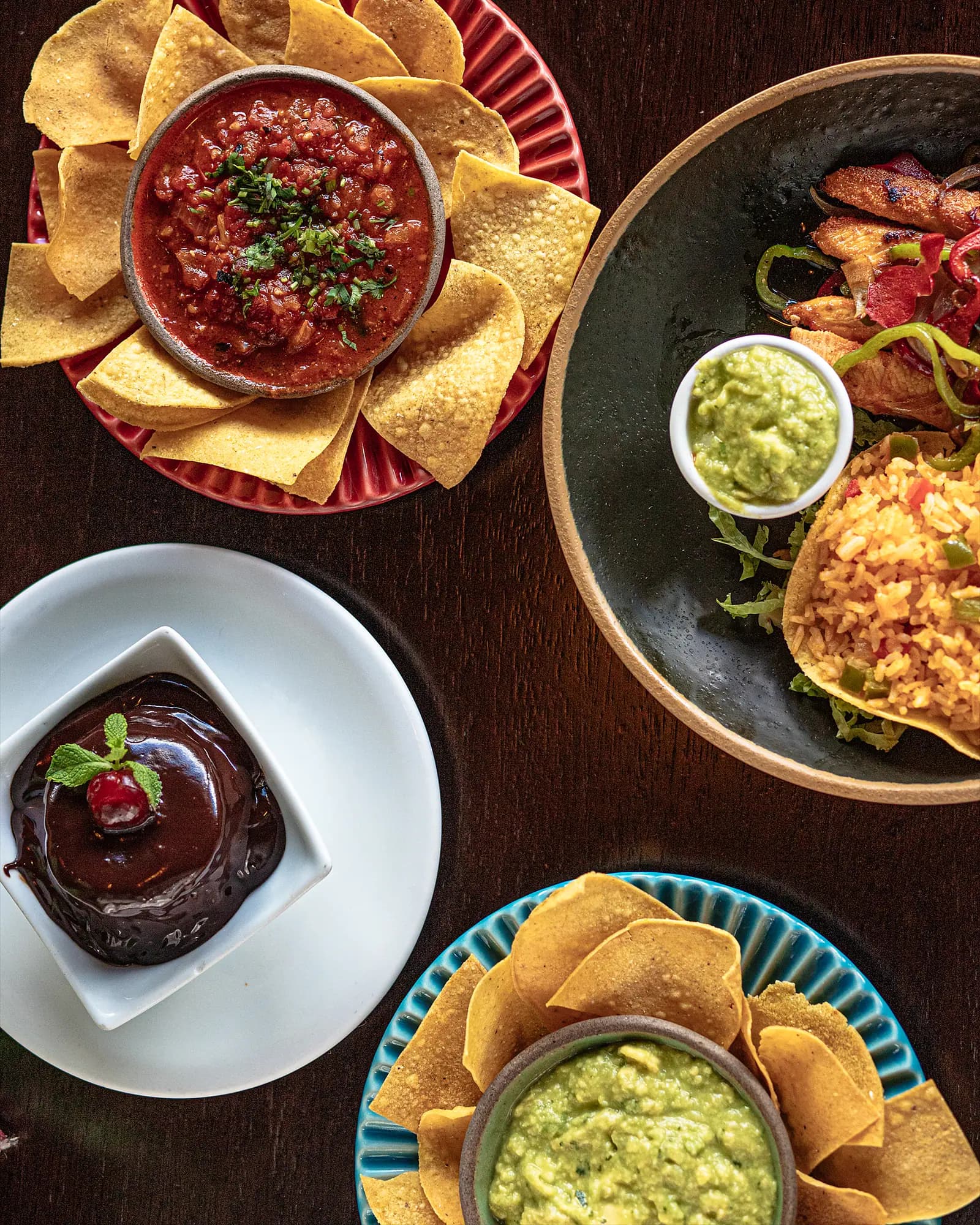 Prato da culinária mexicana do El Paso